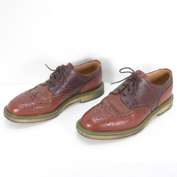SANDERS J SHOES CHARLIE WINGTIP OXFORD SHOE US 10